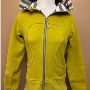 lululemon athletica Yellow Hoodie Sweater